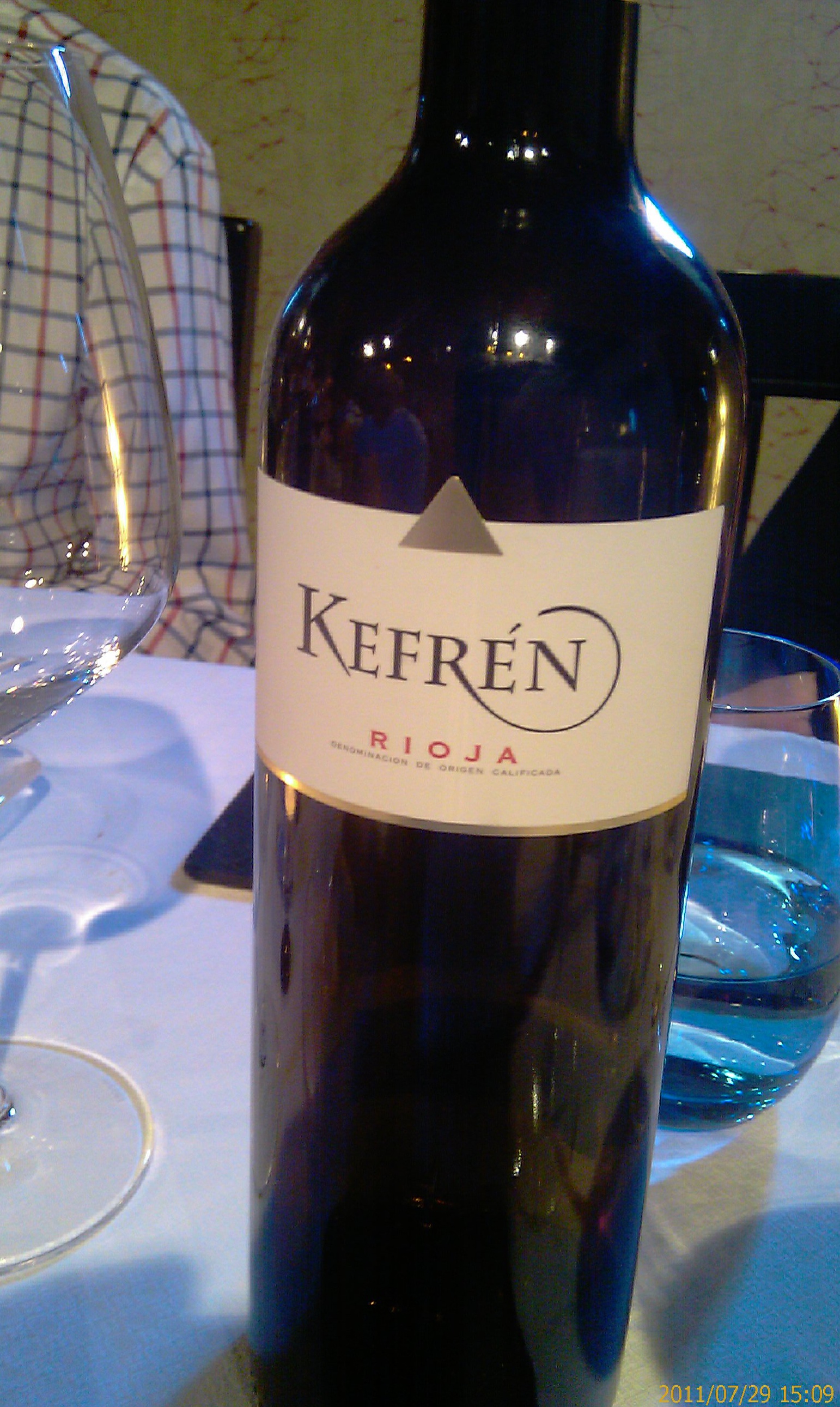 Logotipo Kefrén - Vino de autor